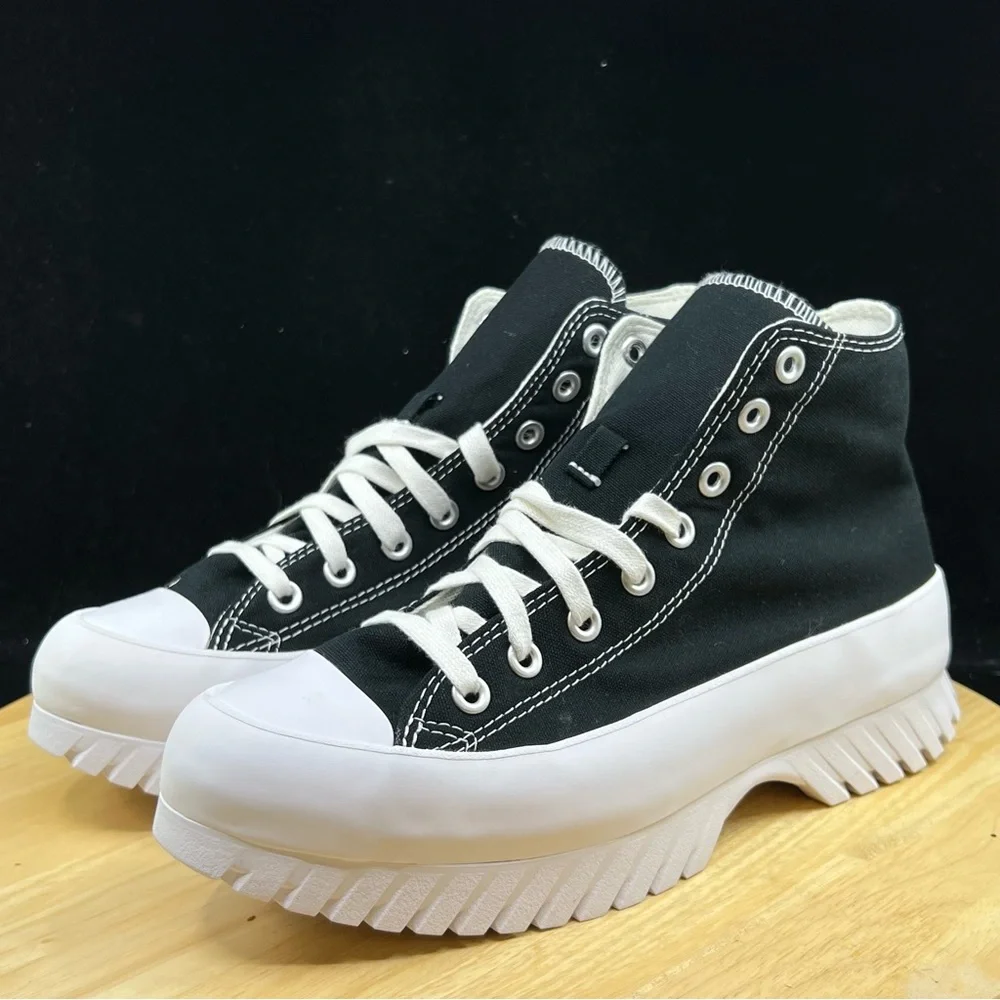 Converse Women's Chuck Taylor All Star Lugged 2.0 Hi Shoes Size 10 Black A00870C